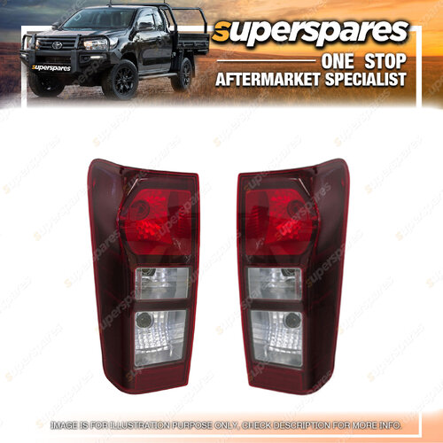 Pair of Tail Light Right & Left Side for Isuzu D Max Tf 2012 - On