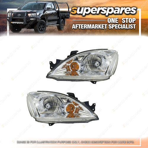 Head Light Right & Left for Mitsubishi Lancer Ch 08/2003 - 08/2007