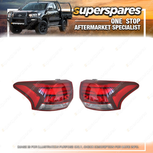 Tail Light Outer Right & Left for Mitsubishi Outlander ZK ZL 2015-On