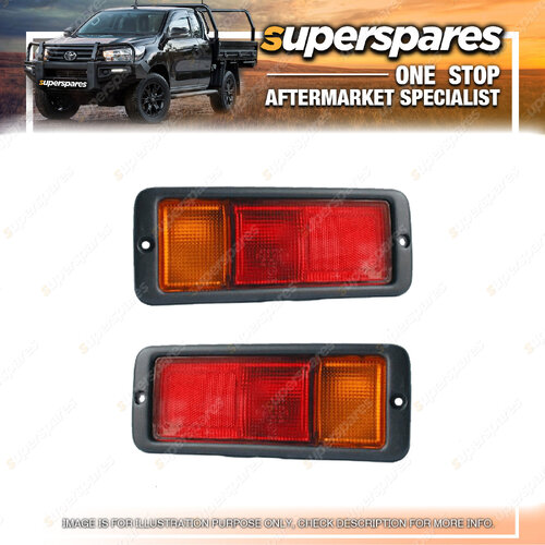 Right & Left Rear Bumper Bar Blinker for Mitsubishi Pajero NH-NL 05/1991-04/2000