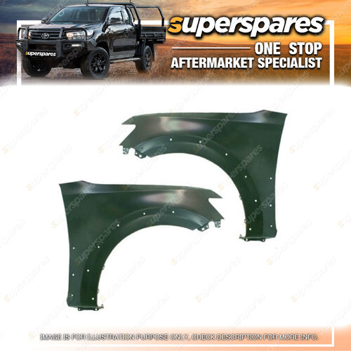 RH & LH Guard With Flare Holes for Mitsubishi Pajero NS NX Without Blinker Hole