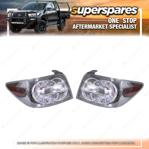 RH & LH Tail Light With Chrome Globe Shade for Blinker Stop for Mazda Cx 7 ER