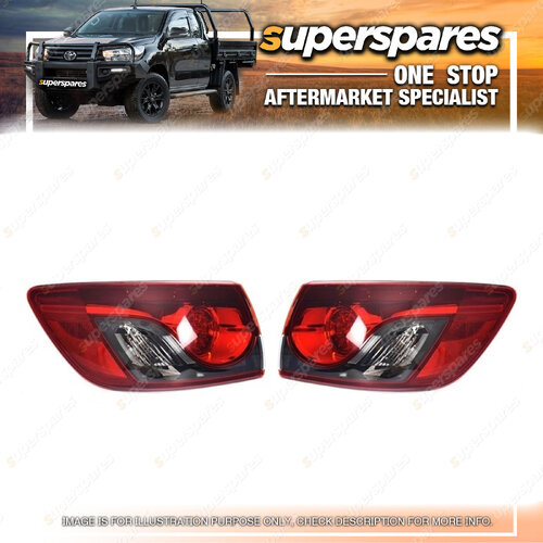 Right & Left Side Outer Tail Light for Mazda Cx-9 TB Series 3 12/2012-06/2016