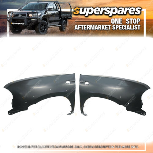 Pair of Guard Right & Left Side for Nissan Navara D22 11/01 - 11/2005