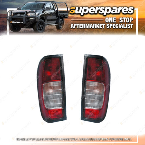 Pair of Tail Light Right & Left Side for Nissan Navara D22 04/1997 - On