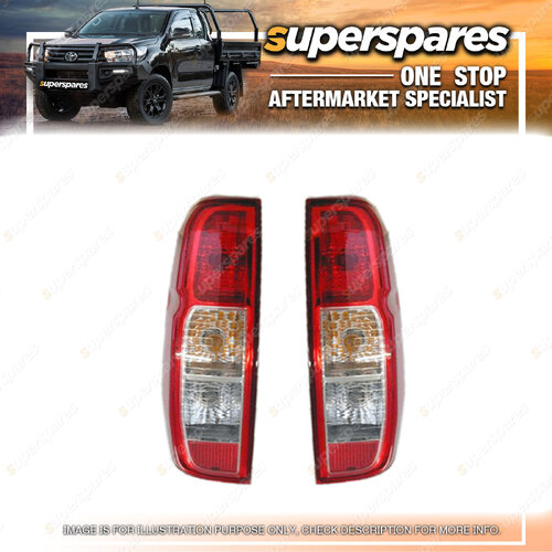 Pair of Right & Left Tail Light for Nissan Navara D40 12/2005-04/2015