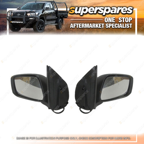 RH & LH Electric Door Mirror for Nissan Pathfinder R51 Black With led Blinker