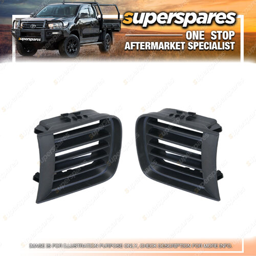 Right & Left Inner Fog Light Cover for Nissan Pathfinder R50 02/1999-06/2005