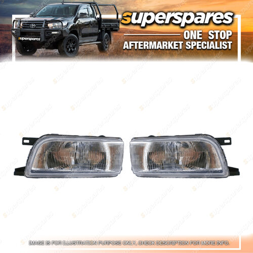 Head Light Right & Left Side for Nissan Pulsar N14 10/1991 - 09/1995