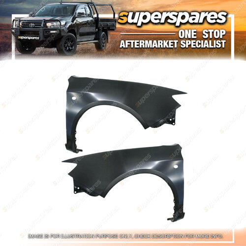 Pair of Guard Right & Left Side for Subaru Impreza Ge 09/2007 - On