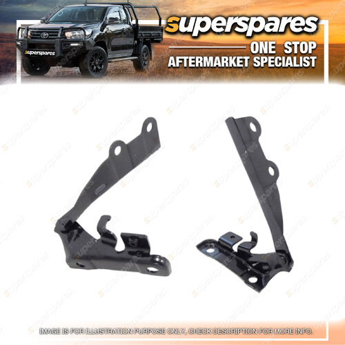 Pair of Right & Left Bonnet Hinge for Holden Rodeo RA 03/2003-09/2008