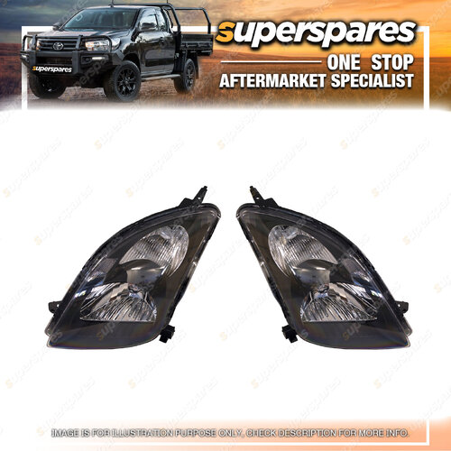 Pair of Headlight Right & Left Side for Suzuki Swift 01/2005 - 09/2010