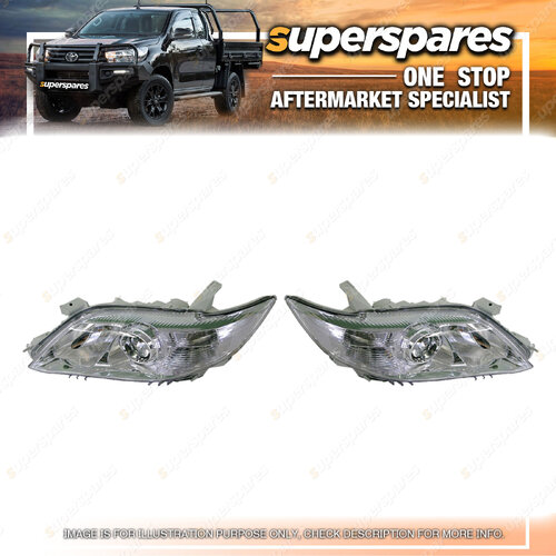 Pair of Right & Left Side Headlight for Toyota Camry CV40 2009 - 2011