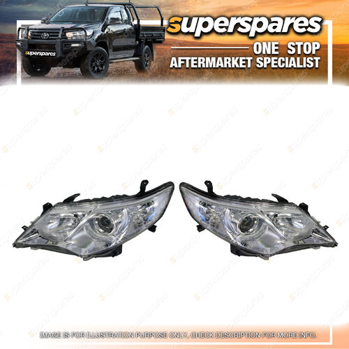 Head Light Right & Left for Toyota Camry Asv50R 12/2011 - 01/2015