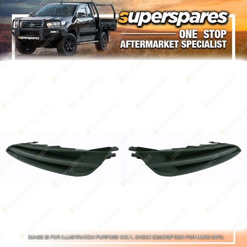 Right & Left Fog Light Cover Without Hole for Toyota Corolla Hatchback ZRE152