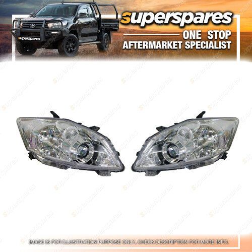 Right & Left Headlight for Toyota Corolla Hatchback ZRE152 SERIES 2 2009-2012