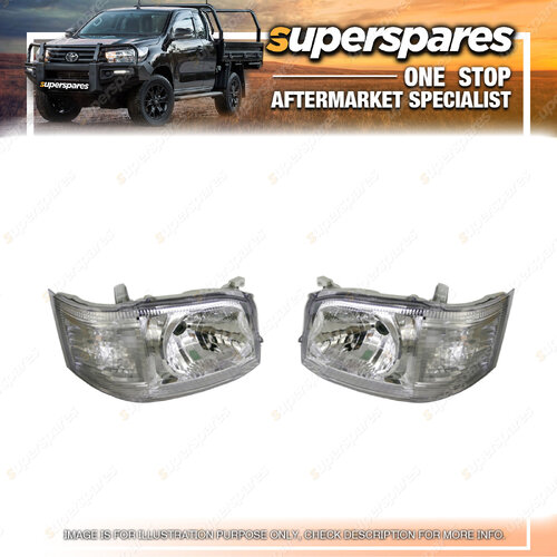 Right & Left Side Headlight for Toyota Hiace TRH KDH 08/2010-11/2013