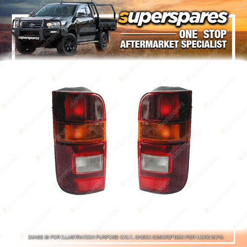 Pair of Right & Left Tail Light for Toyota Hiace RZH 11/1989-02/2005