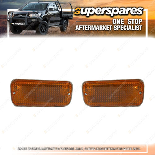 Right & Left Front Bumper Bar Blinker for Toyota Hilux RN3# LN4# SERIES