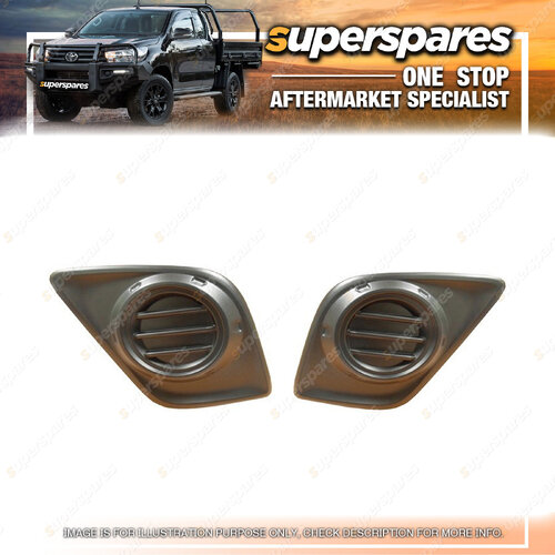 RH & LH Fog Light Cover for Toyota Hilux TGN121 KUN16 26 GGN120 GGN125 07/15-ON