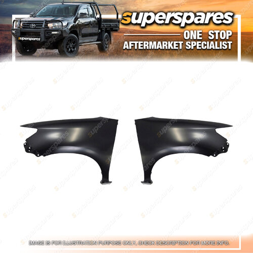 RH & LH Guard for Toyota Hilux 2WD TGN KUN GGN Without Blinker And Flare Holes