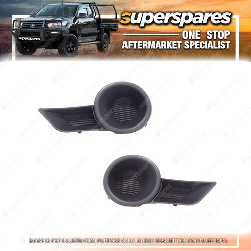 Right & Left Fog Light Cover Without Hole for Toyota Kluger GSU40 SERIES 1