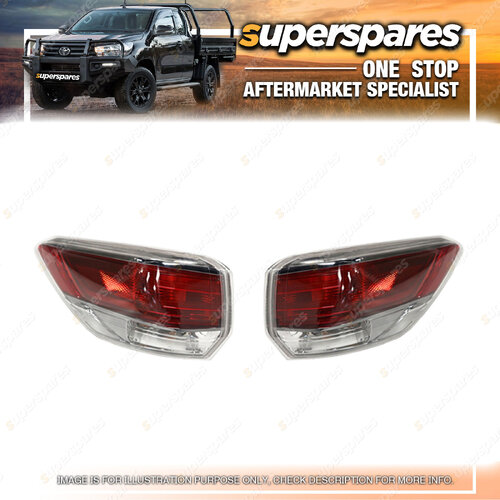 Tail Light Right & Left Outer for Toyota Kluger GSU50 GSU55 2013-2016