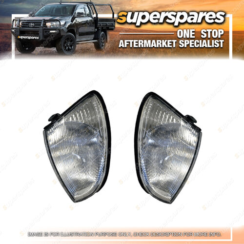 RH & LH Frosted Corner Light for Toyota Landcruiser 100 SERIES 04/1998-04/2005