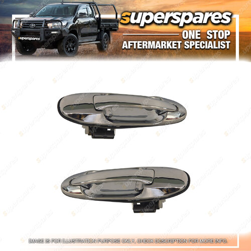 Door Handle Rear Right & Left Outer for Toyota Landcruiser 100 Ser 98-2008