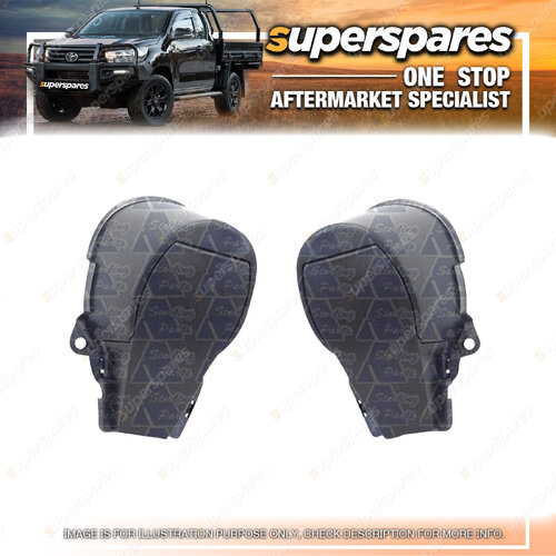 Right & Left Fog Light Cover for Toyota Landcruiser VDJ70 SERIES 04/2007-ONWARDS