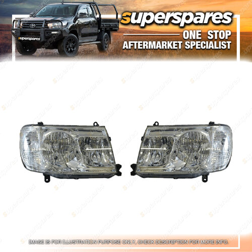 Right & Left Hand Side Headlight for Toyota Landcruiser 100 SERIES 2005-2007