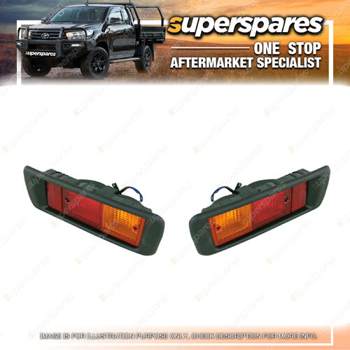 RH & LH Rear Bumper Bar Blinker for Toyota Landcruiser Prado JZ95 07/1995-01/03