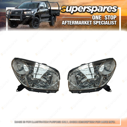 Head Light Right & Left for Toyota Rav4 Aca20 Series 09/2003-12/2005