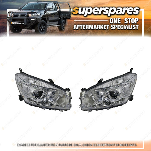 Right & Left Headlight for Toyota Rav4 ACA30 SERIES 01/2006-07/2008