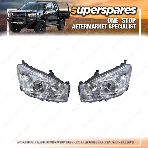 Headlight Right & Left Side for Toyota RAV4 ACA30 Series 2008 - 2012