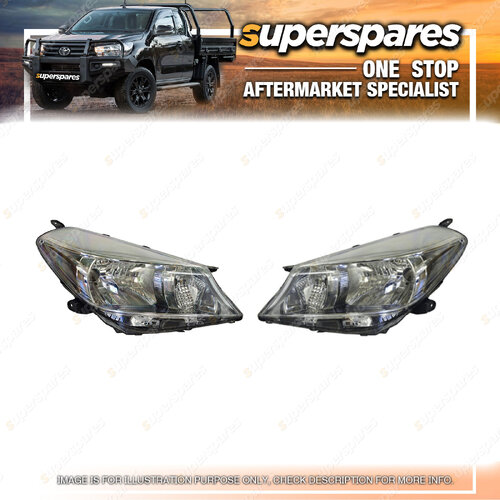 Head Light Right & Left Side for Toyota Yaris Ncp130 11/2011 - On