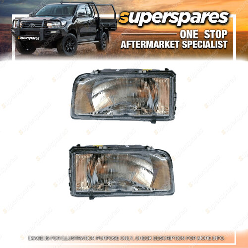 Pair of Head Light Right & Left Side for Volvo 850 12/1992 - 03/1997