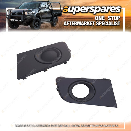 RH & LH Fog Light Cover Without Hole for Volkswagen Amarok 2H 01/2012-08/2016