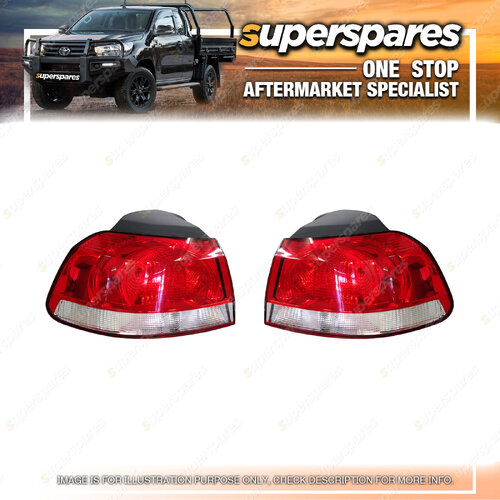 Tail Light Right & Left for Volkswagen Golf Mk6 10/2008 - 03/2013