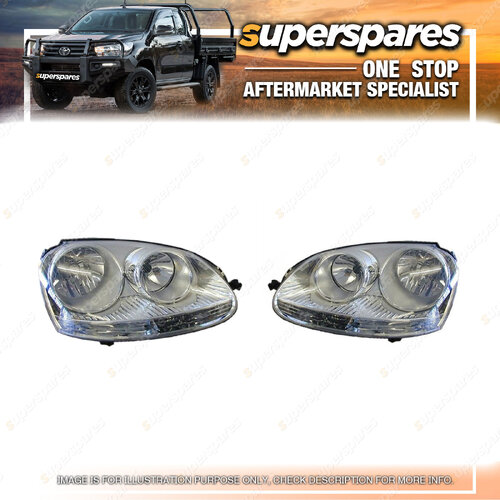 Headlight Right & Left Side for Volkswagen Jetta 1K 02/2006 - 07/2011