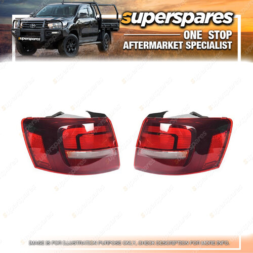 Tail Light Right & Left Side Outer for Volkswagen Jetta 1B Tinted Red