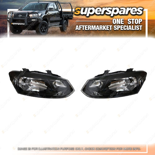 Right & Left H4-Py21 Headlight for Volkswagen Polo 6R 03/10-07/14