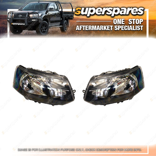 Right & Left Hand Side Headlight for Volkswagen Transporter T5 2009-2015