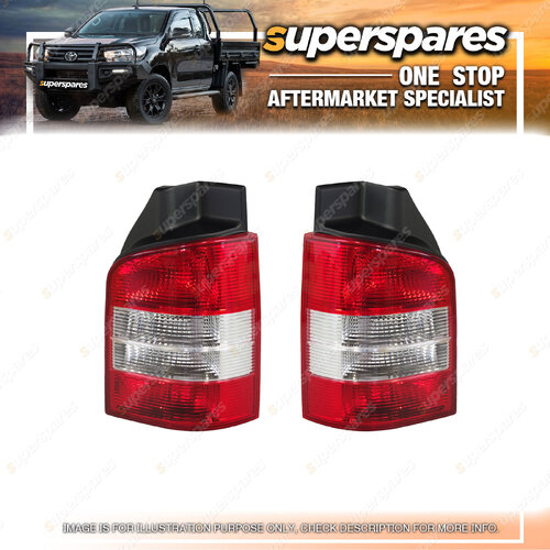 Right & Left Tail Light for Volkswagen Transporter T5 for The Swing Door Type