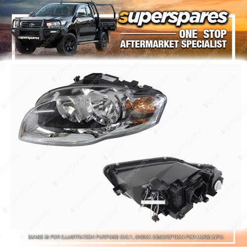 Superspares Left Hand Side Headlight for Audi A4 B7 02/2005-12/2007