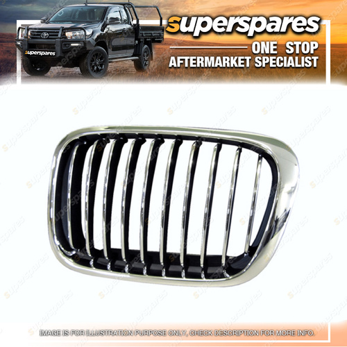 Superspares Left Hand Side Grille for Bmw 3 Series E46 SEDAN WAGON 1998-2001