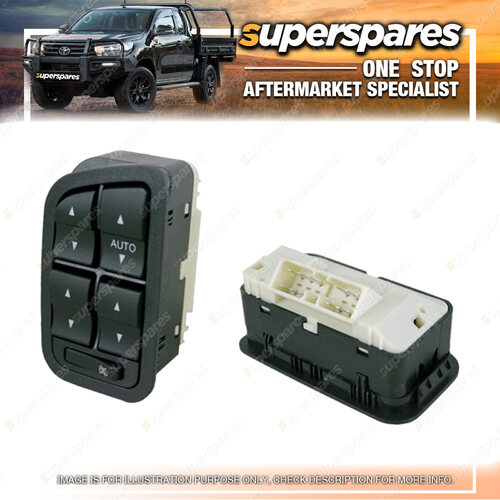 Superspares Right Front Main Window Switch for Ford Falcon BA BF SEDAN WAGON