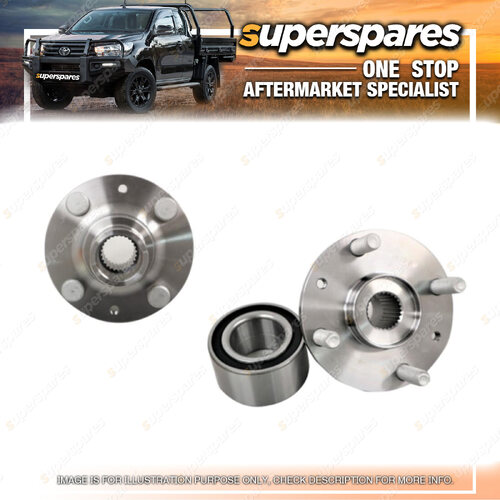 Front Wheel Hub With Bearing for Ford Laser KE - KQ 1987-ON 4 Stud Type