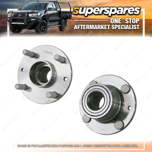 Superspares Rear Wheel Hub for Ford Laser KE - KQ WITH BEARING NON ABS TYPE