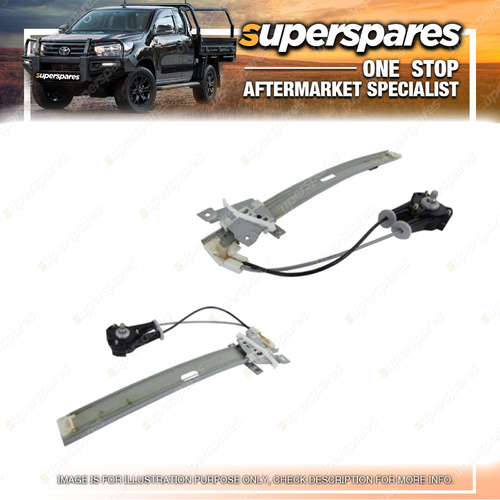 Superspares Left Front Window Regulator for Ford Laser KF KH 04/1990-09/1994